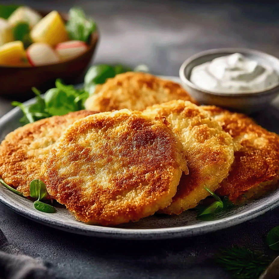 Mehr Informationen zum Thema: Kohlrabi&shy;schnitzel aus dem Back&shy;ofen mit Joghurt&shy;dip und Erdäpfel-Radieschen-Vogerlsalat